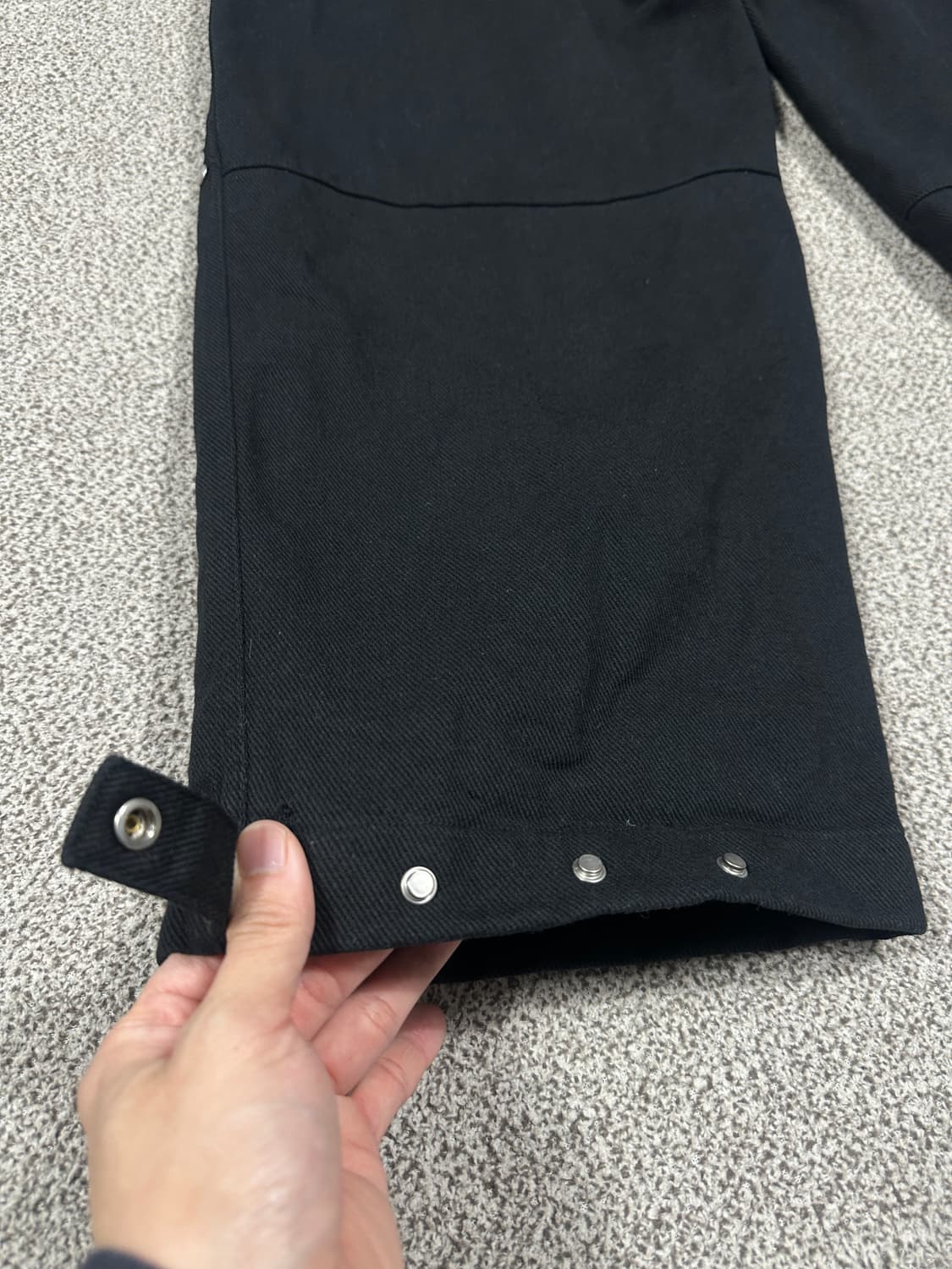 알렌느 스터드&카펜터 팬츠 1사이즈 블랙 상품이미지4