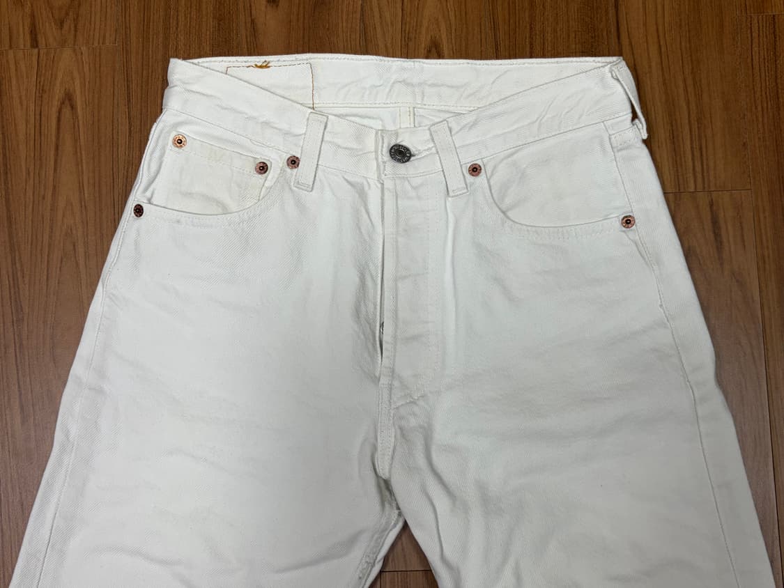 90s usa 리바이스 501 빈티지 화이트 [28] 상품이미지3