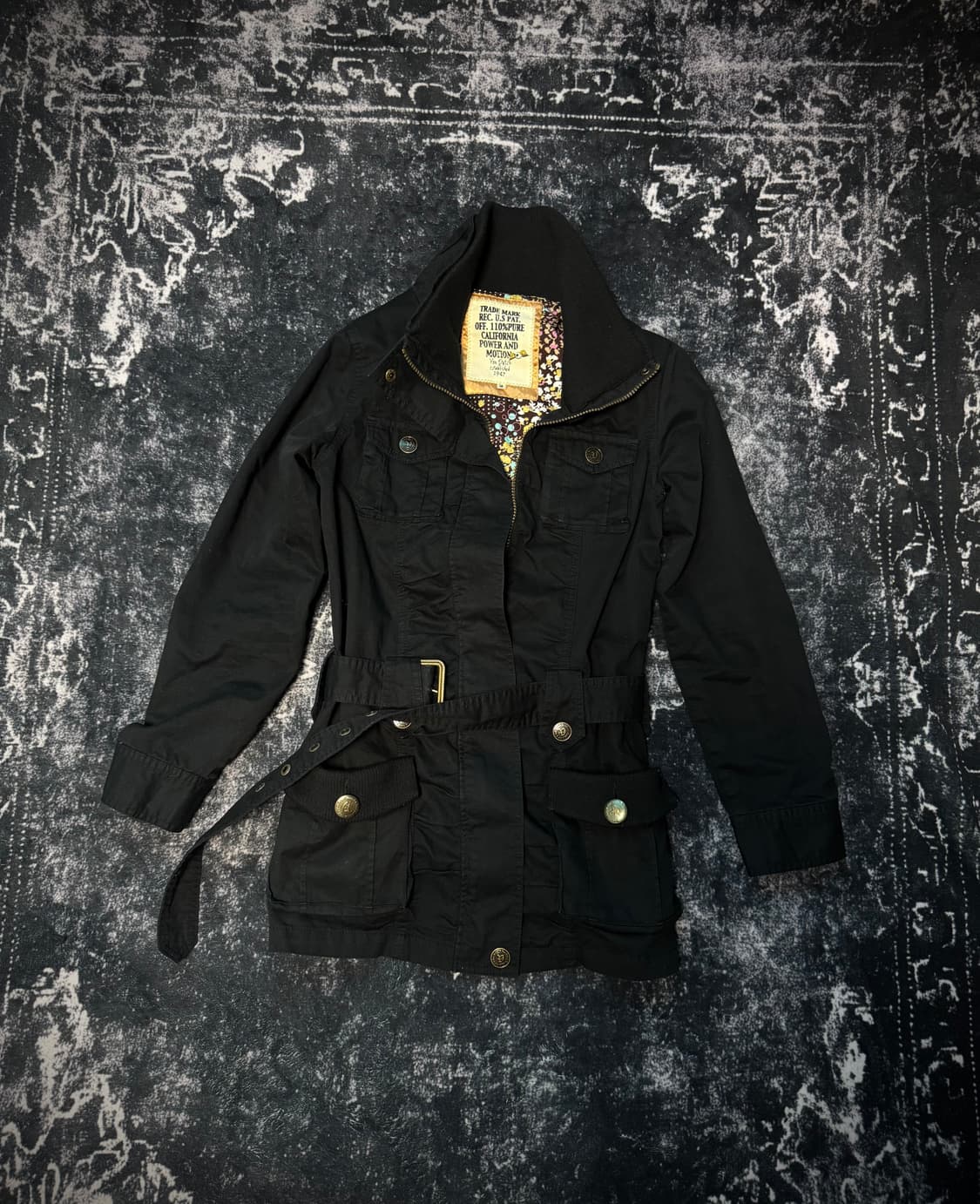 00s Style Black Long Jacket 상품이미지1