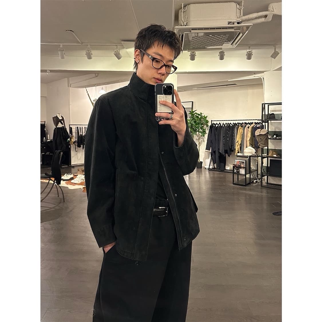 요지야마모토 레더 자켓 상품이미지4