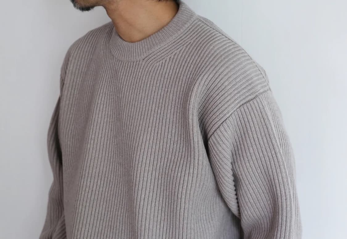 오라리 슈퍼 파인 울 립니트 상품이미지1