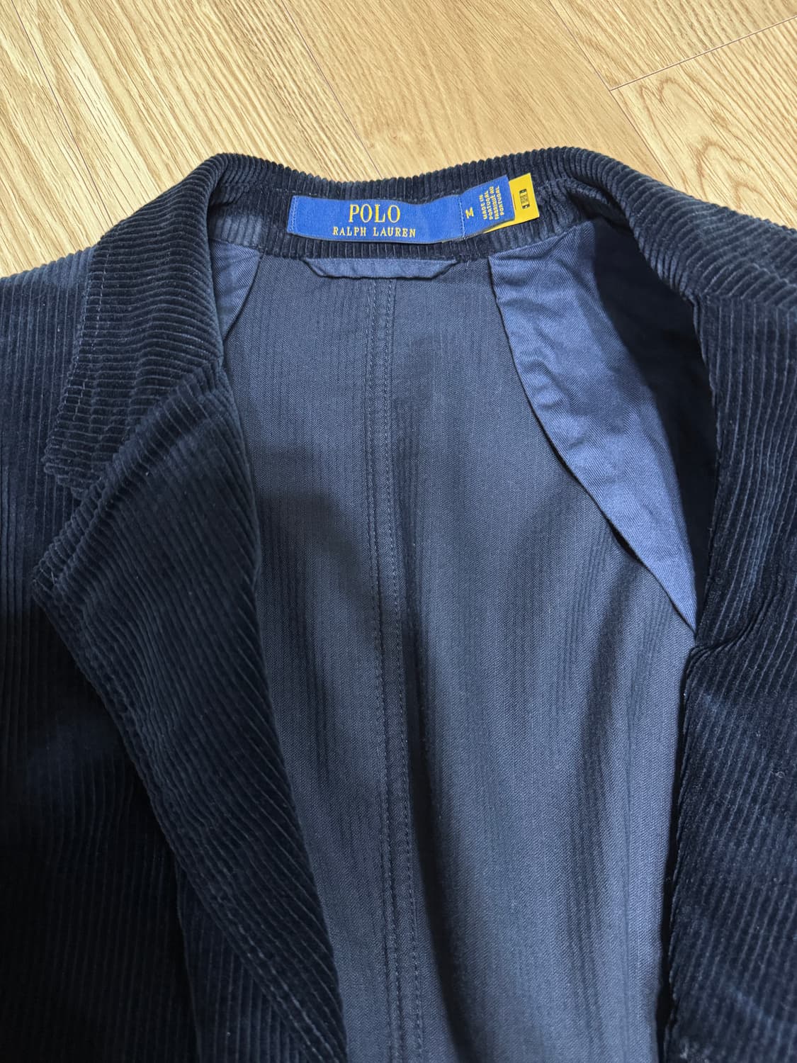 (M)폴로 코듀로이 블레이저 네이비 상품이미지5