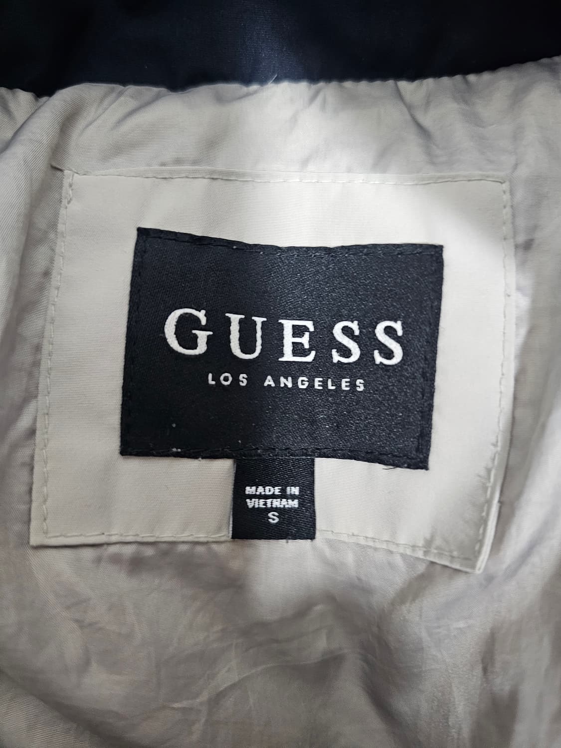 게스 덕다운 숏패딩 S 상품이미지3