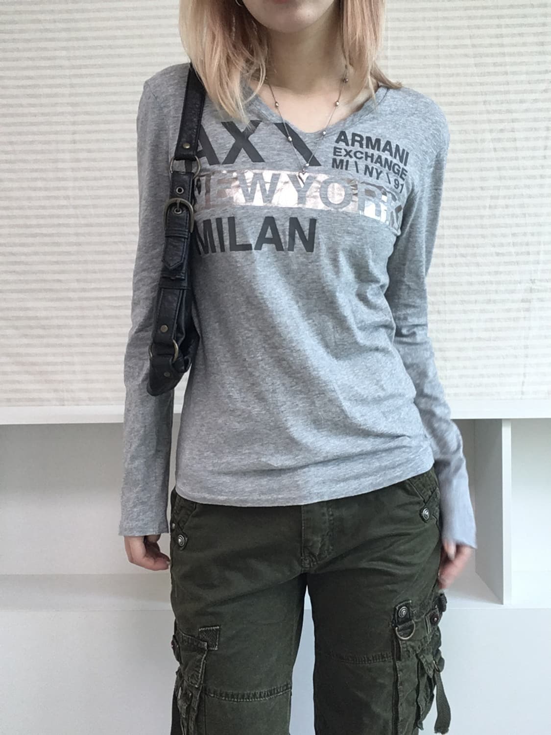 Armani exchange printing long sleeve 상품이미지3