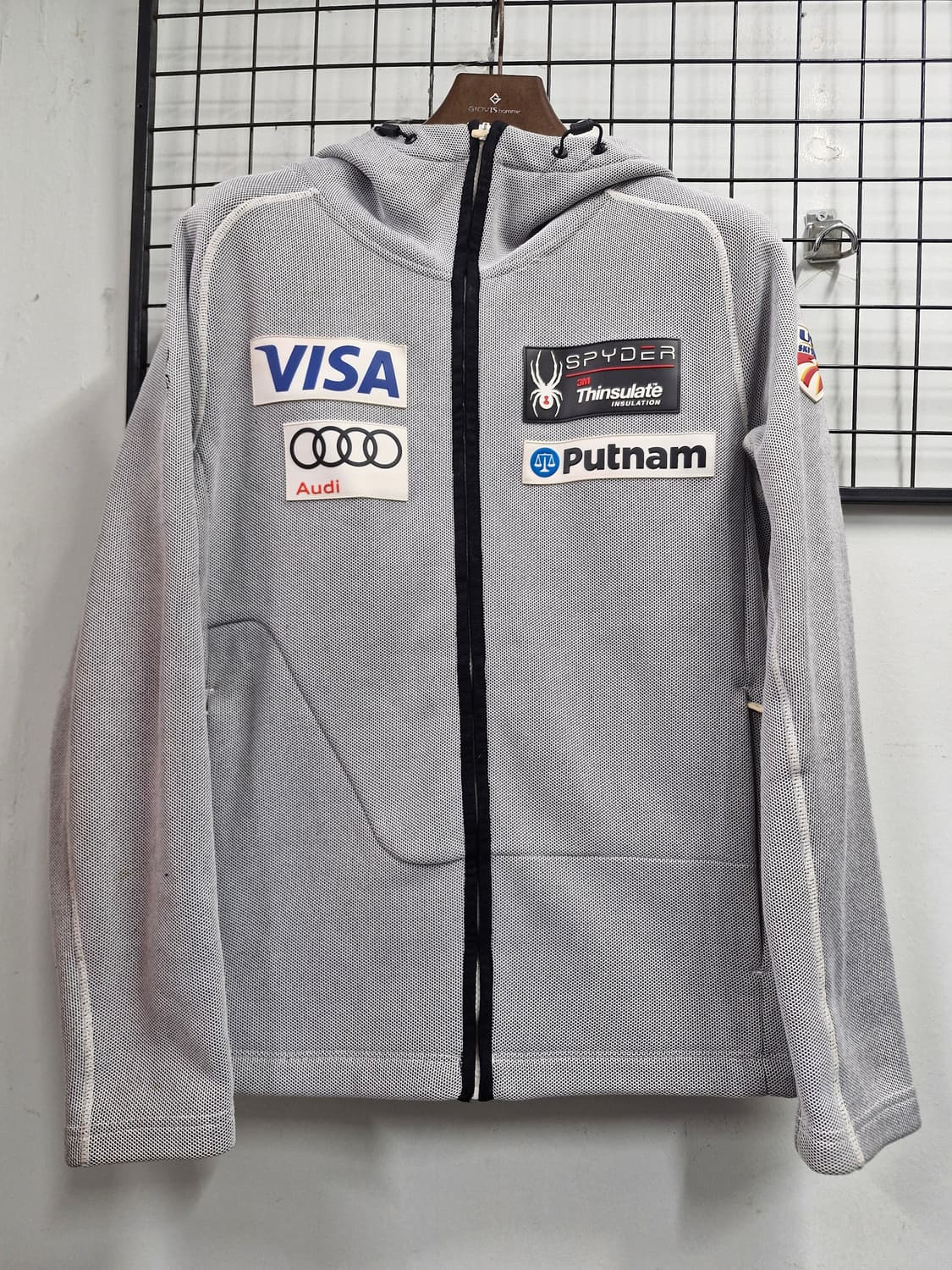 100L 스파이더 US.S.T 기모 후드 집업. 상품이미지1