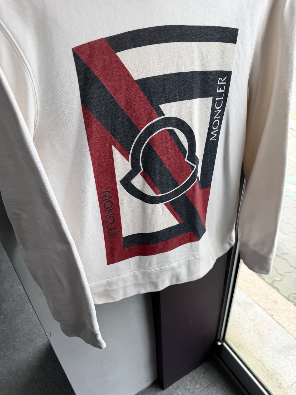 .L/ 몽클레어 지니어스 프린팅 로고 후드티 상품이미지5