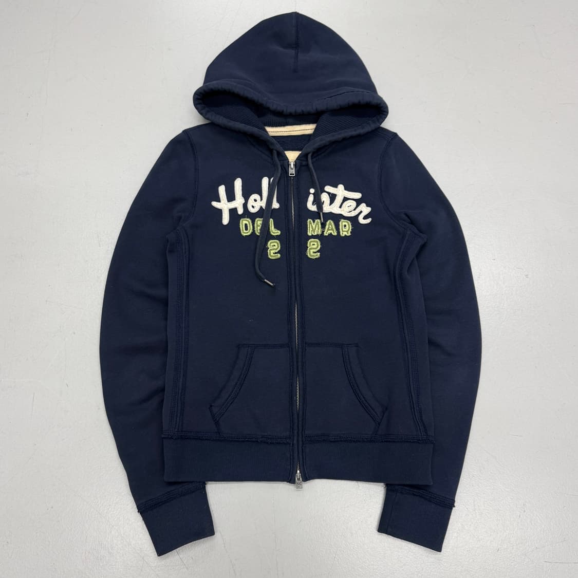 홀리스터 Y2K 아치로고 후드집업 네이비 상품이미지2