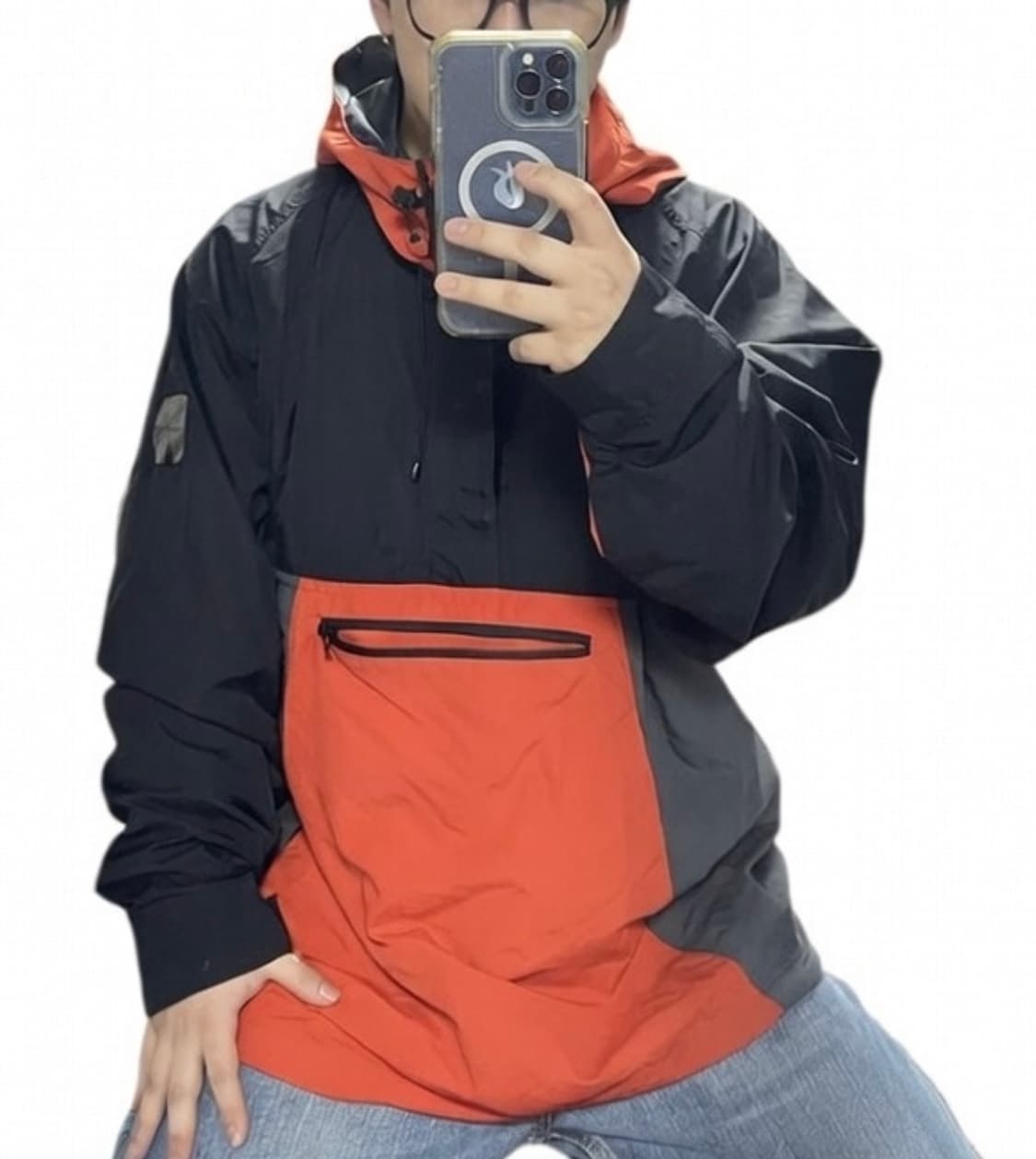 Thisisneverthat 하프 집업 아노락 자켓 상품이미지1