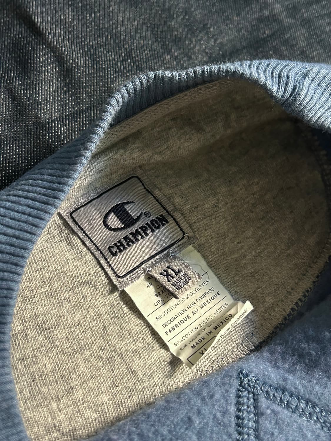 00s 챔피온 페이딩 스웻셔츠 Made in Mexico 상품이미지6