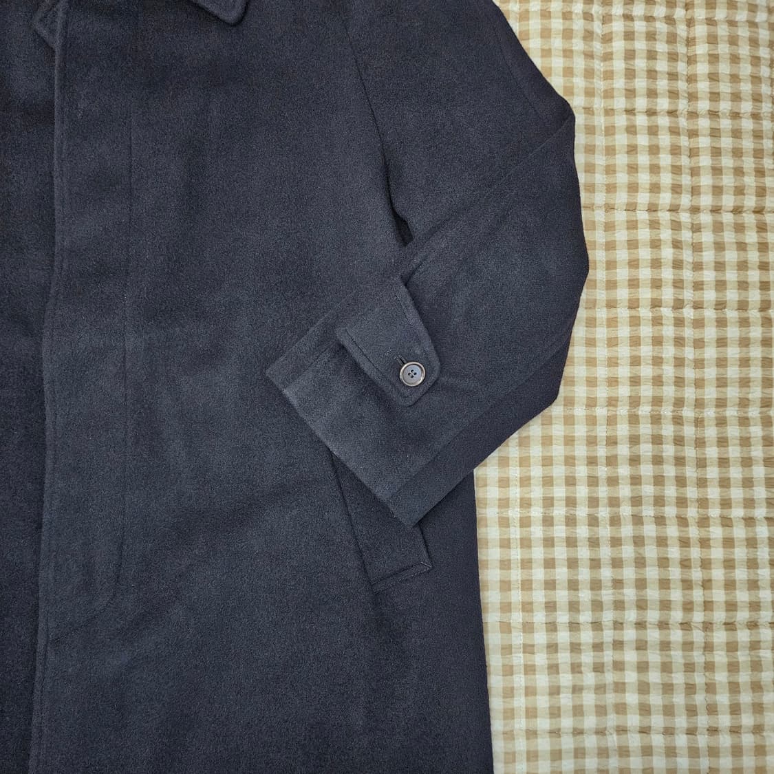 런던포그 울 캐시미어 롱 코트 남자100 상품이미지4