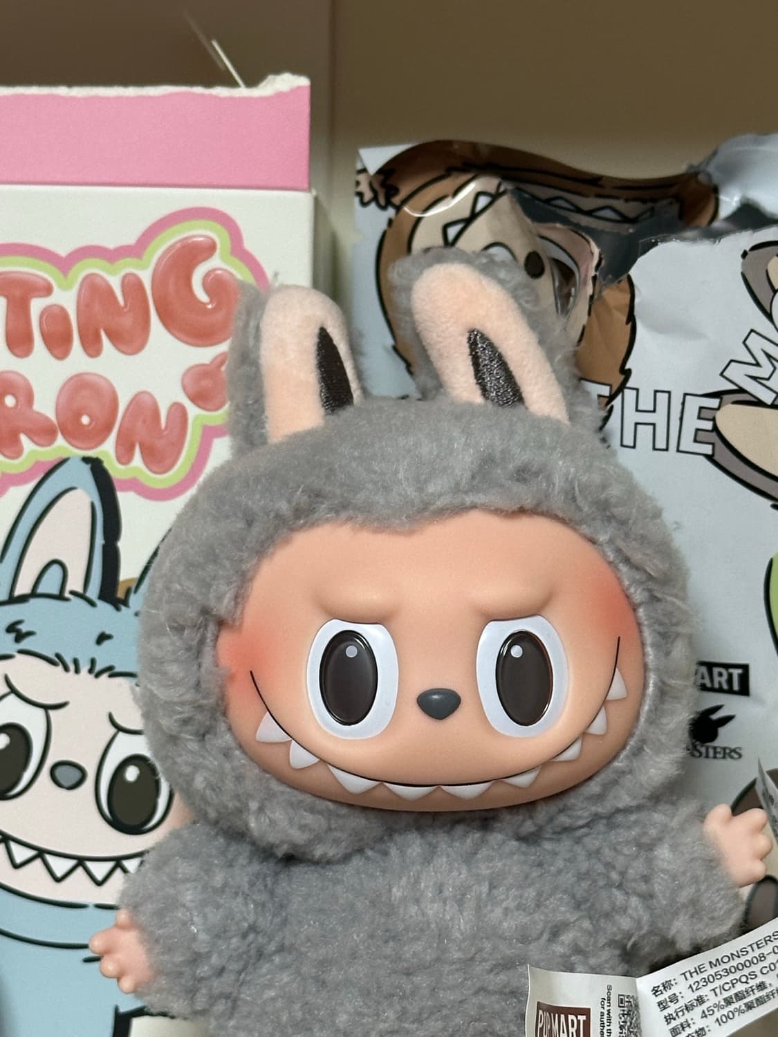 새상품) 팝마트 라부부 테이스티 마카롱 페이스 참깨콩콩 상품이미지3