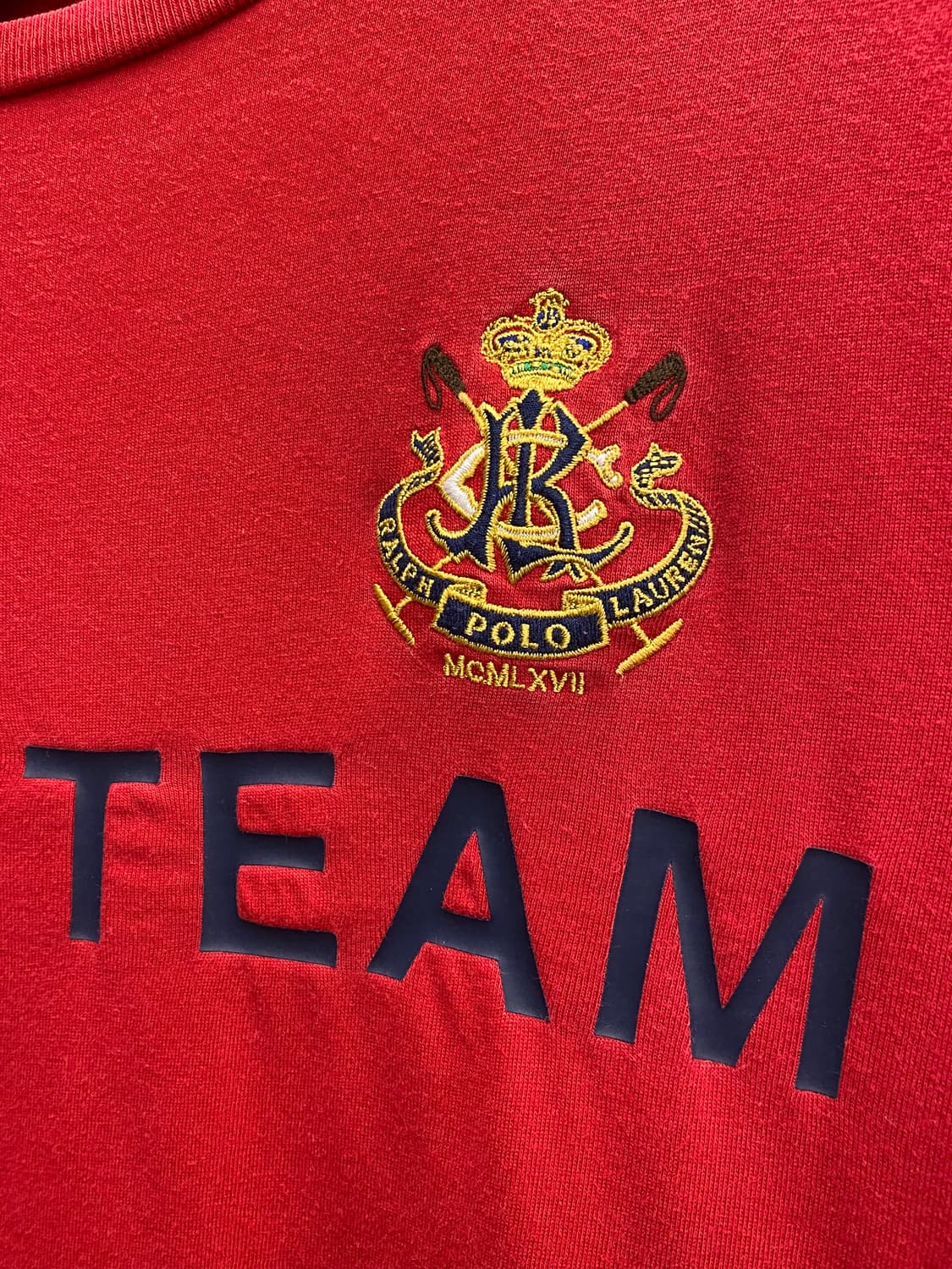 [XL] Polo Ralph Lauren 폴로 팀 반팔 티셔츠 상품이미지3