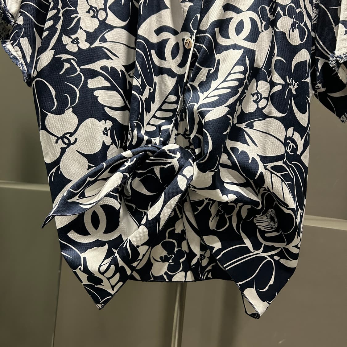 샤넬 플로럴 CC로고 셔츠 상품이미지6