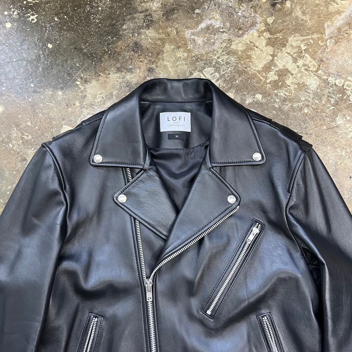 XL) 로파이 램스킨 양가죽 라이더 자켓 가죽자켓 상품이미지2