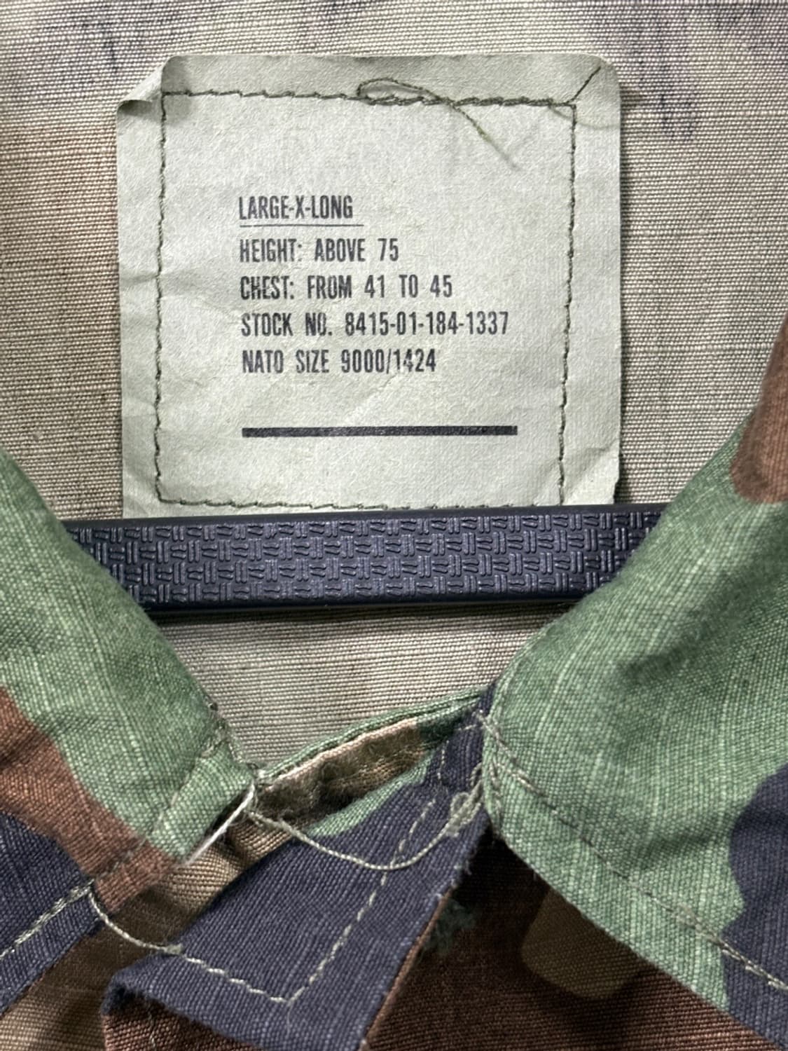 미군 오리지널 우드랜드 BDU 자켓 상품이미지2