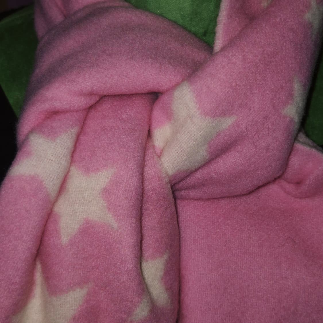 90s 꾸레쥬 핑크 스타 앙고라 울 머플러 상품이미지9