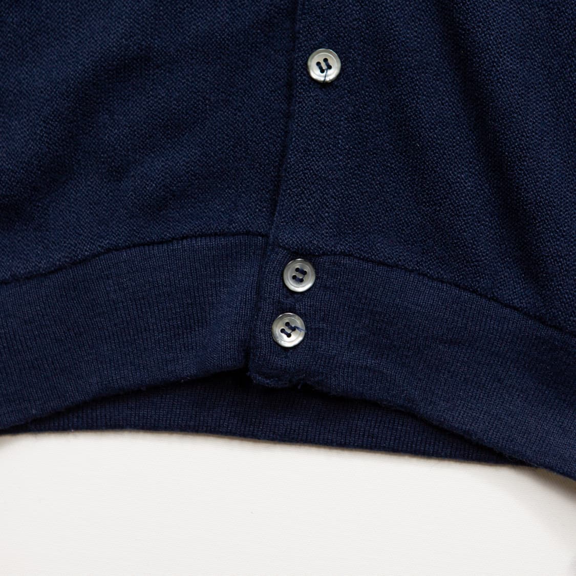 70s IZOD 라코스테 아크릴 가디건 네이비 상품이미지4