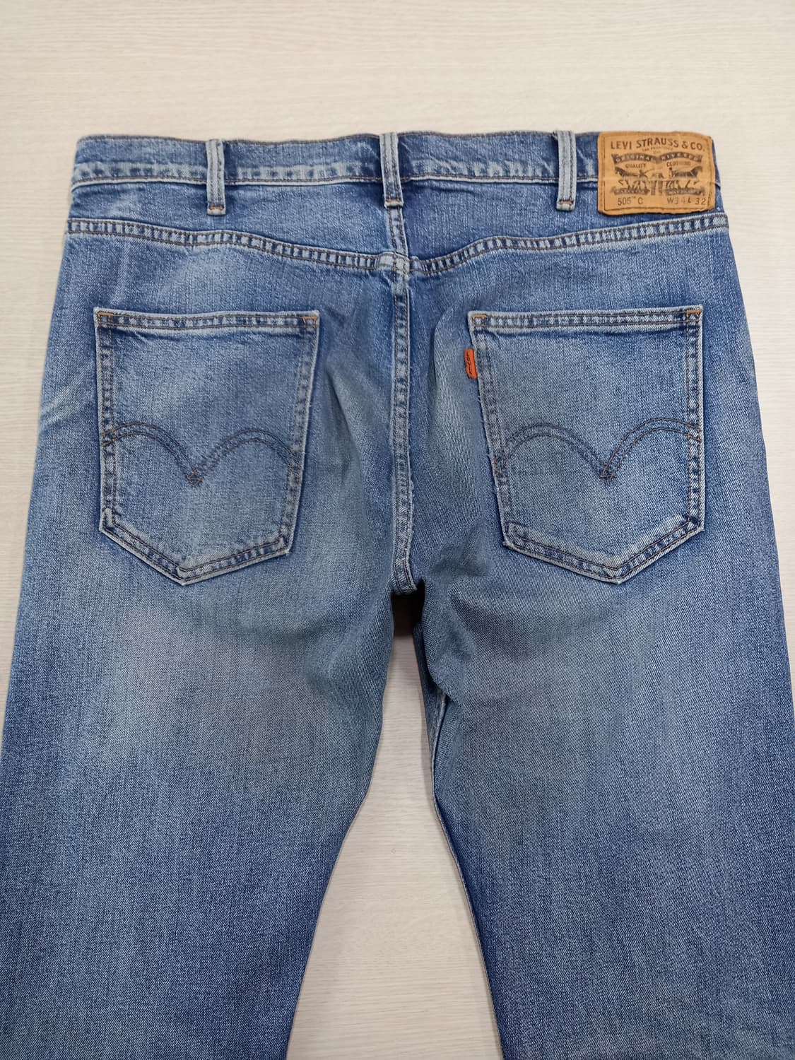 34 리바이스505C 오렌지탭 워싱 스판 슬림일자진 34-575 상품이미지4