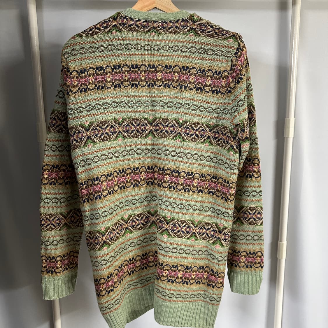 빈티지 랄프로렌 페어아일 롱 가디건 상품이미지3