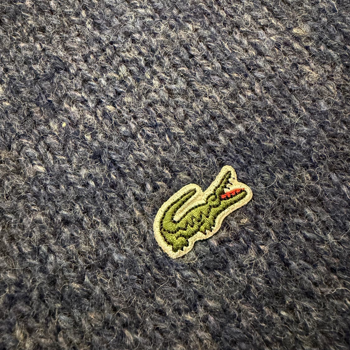 [3] 라코스테 버튼 네이비 니트 스웨터 B400 상품이미지4