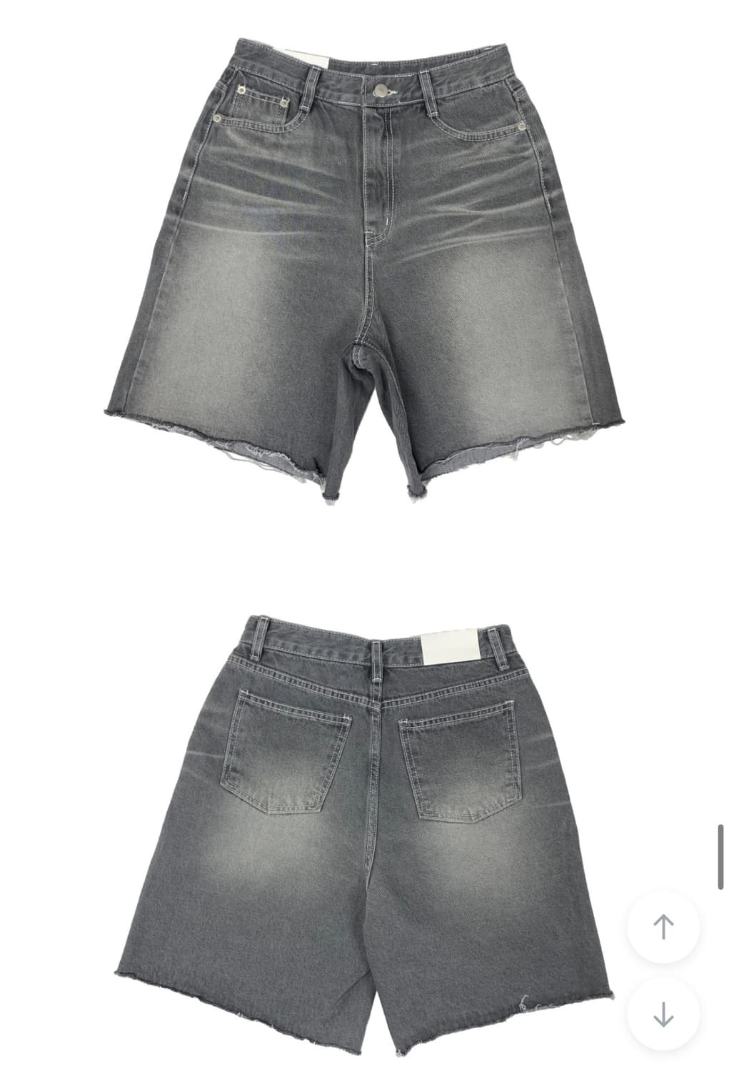 워싱 버뮤다 팬츠 (쿨 그레이) 상품이미지5