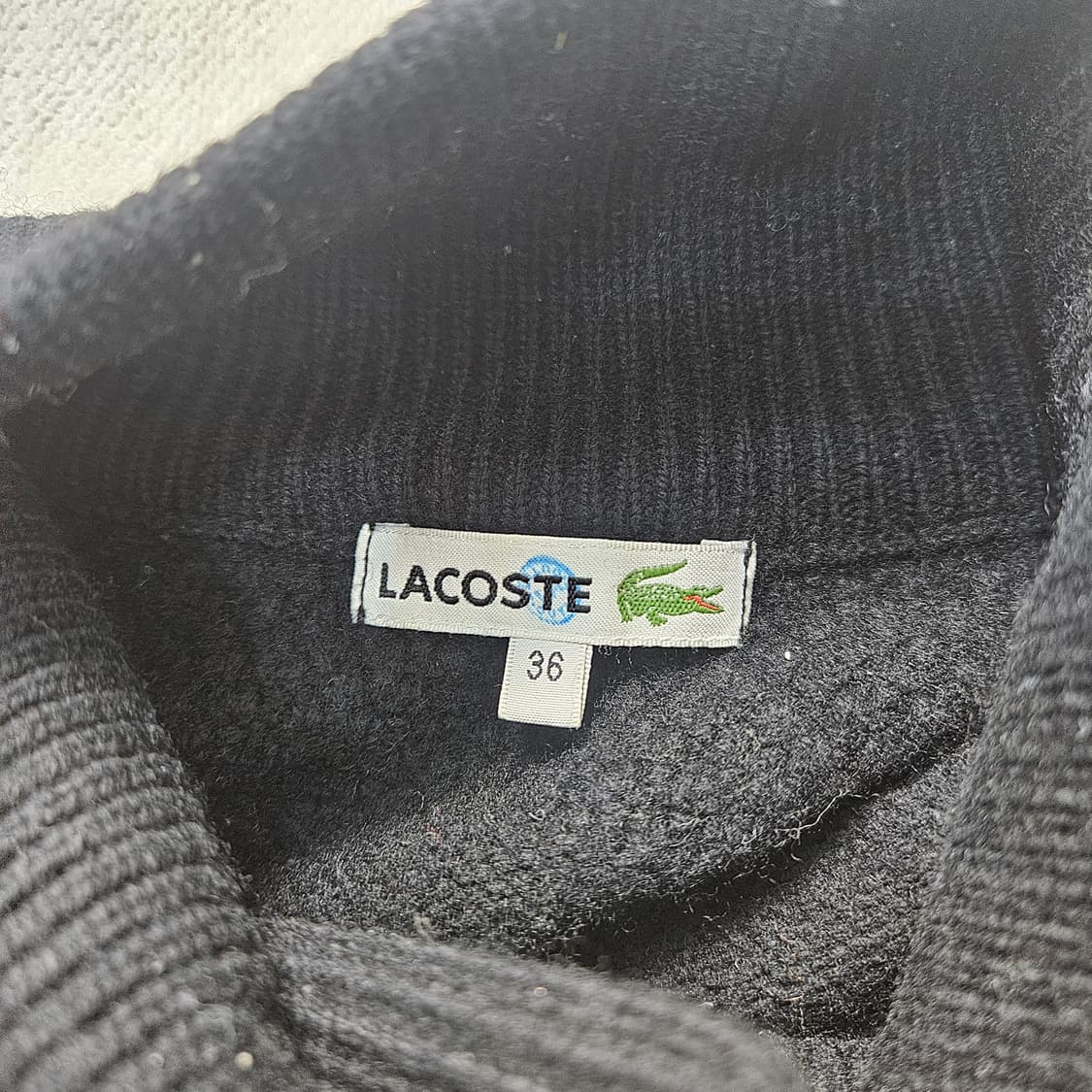 36 라코스테 여성 울 니트 코트 0324Y 상품이미지3