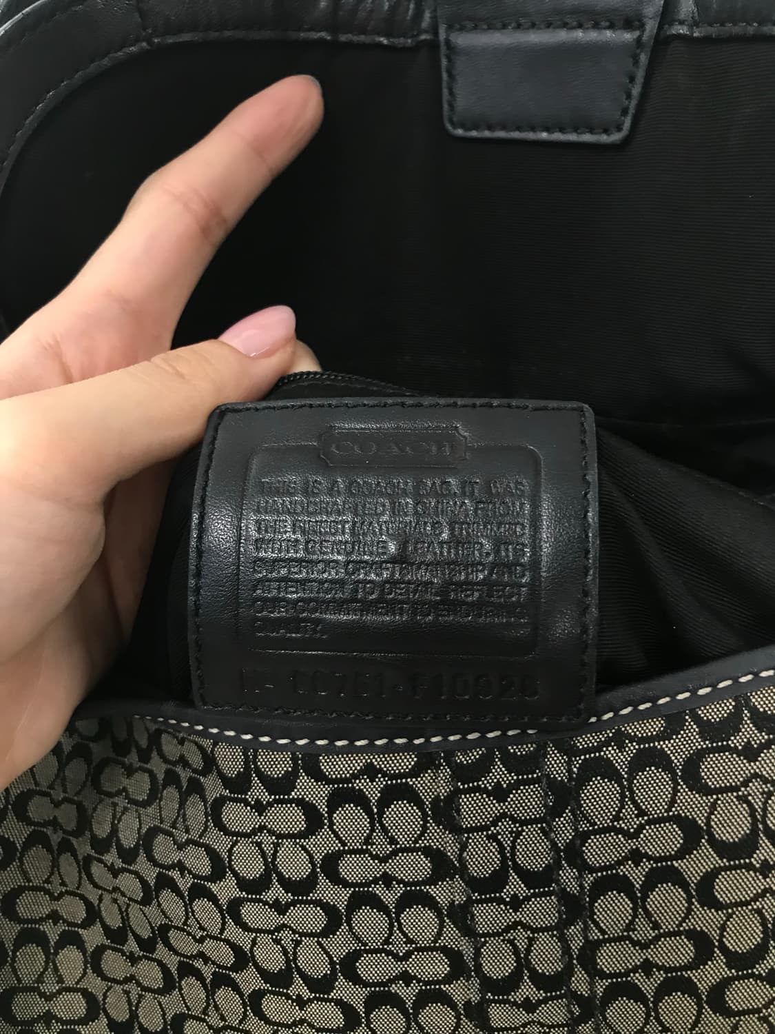 coach 코치 시그니처 모노그램 자카드 숄더백 상품이미지8