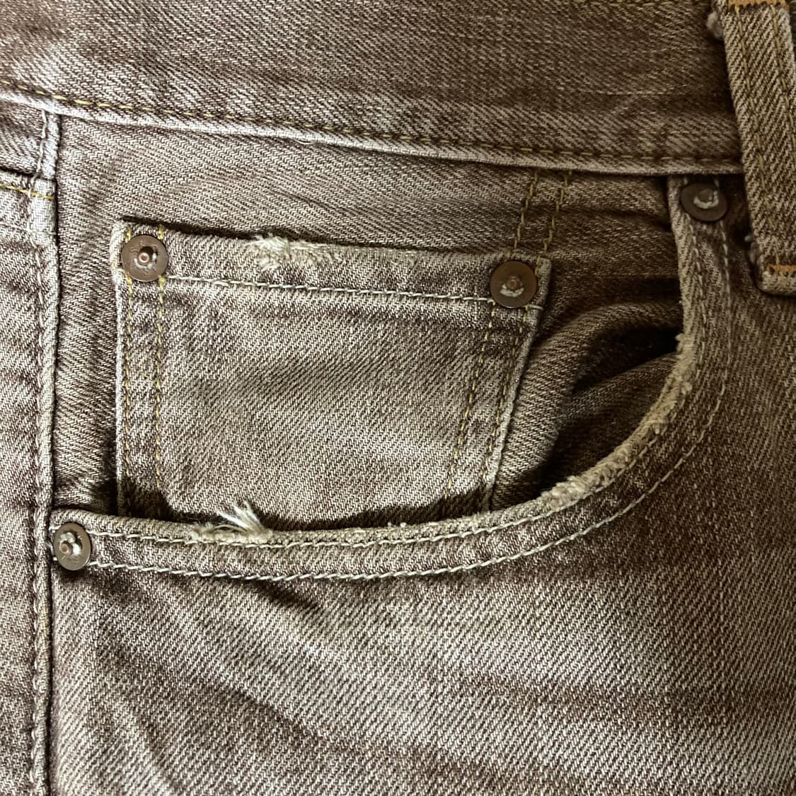 (00‘s) 리바이스 502 레드브라운 워싱 데님 청바지 상품이미지8