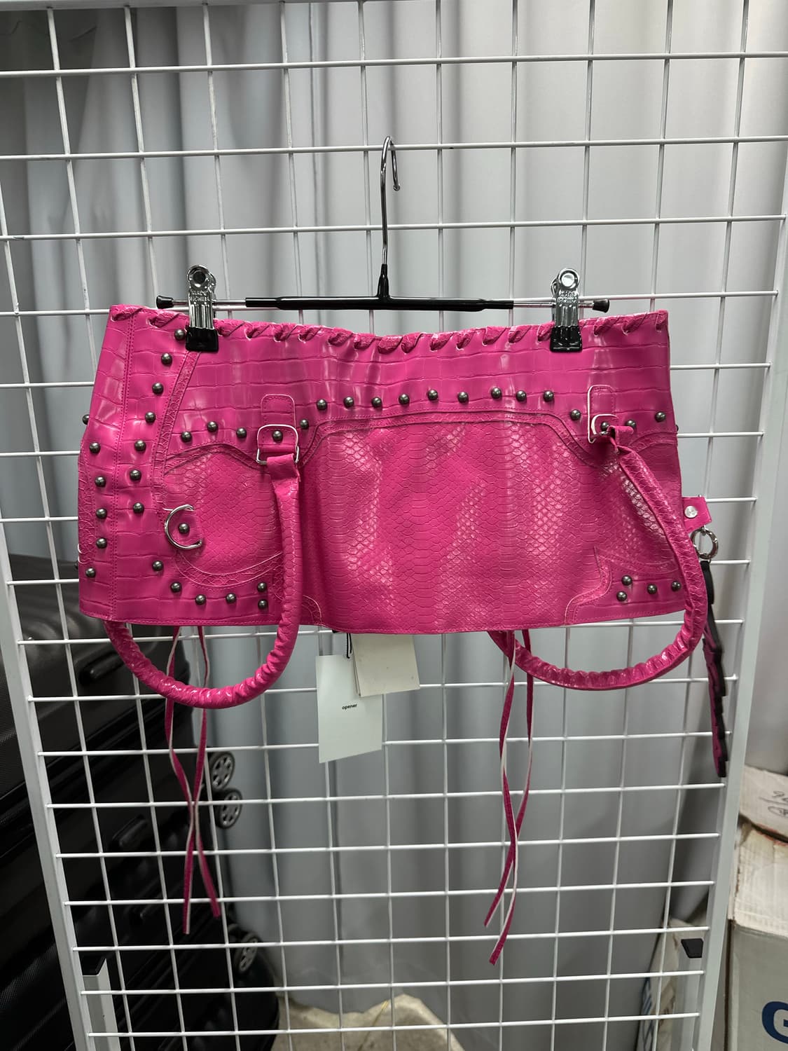 나밀리아 레더 스커트 (os) 상품이미지4