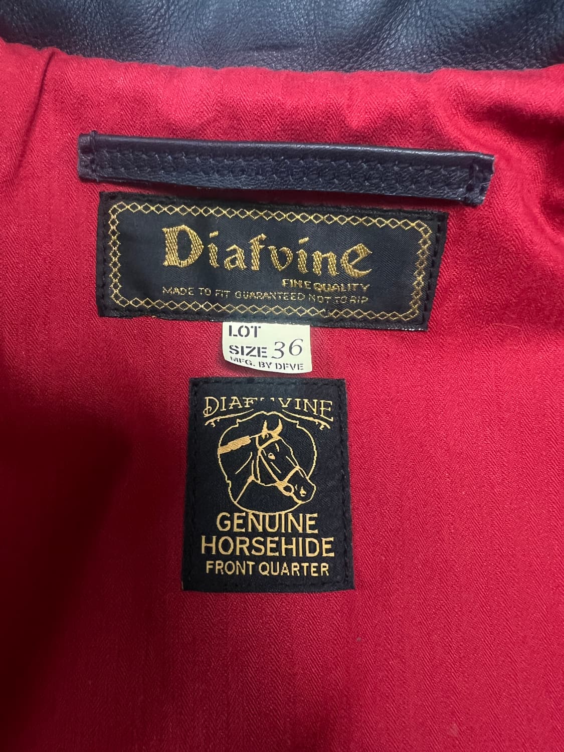 [36] 디아프바인 우먼스 스티어하이드 조니 라이더자켓  상품이미지8