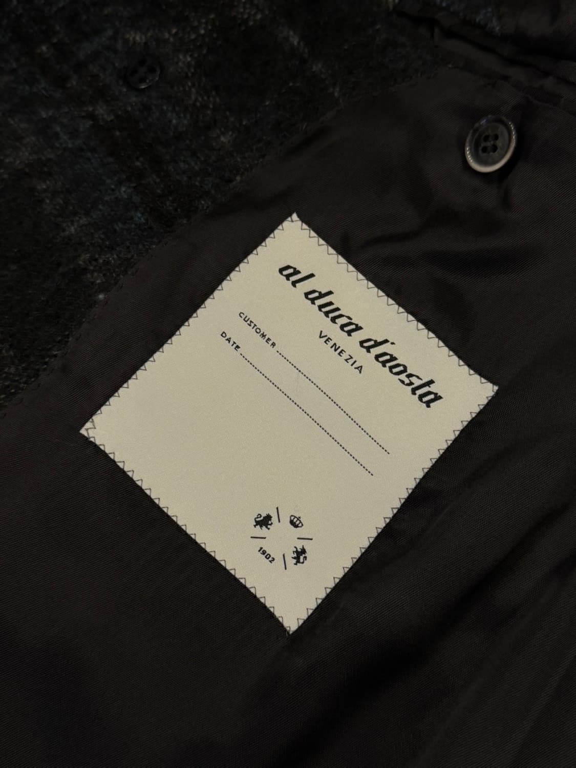 Al Duca D'Aosta 더블 브레스티드 코트 100 상품이미지7