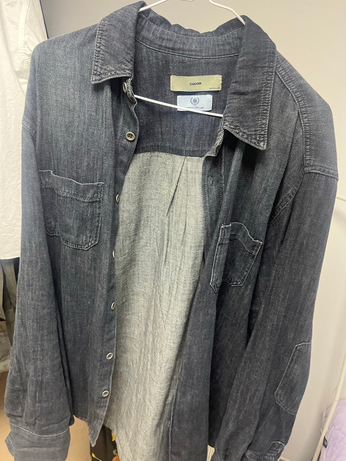 시도 데님셔츠 3사이즈 상품이미지2