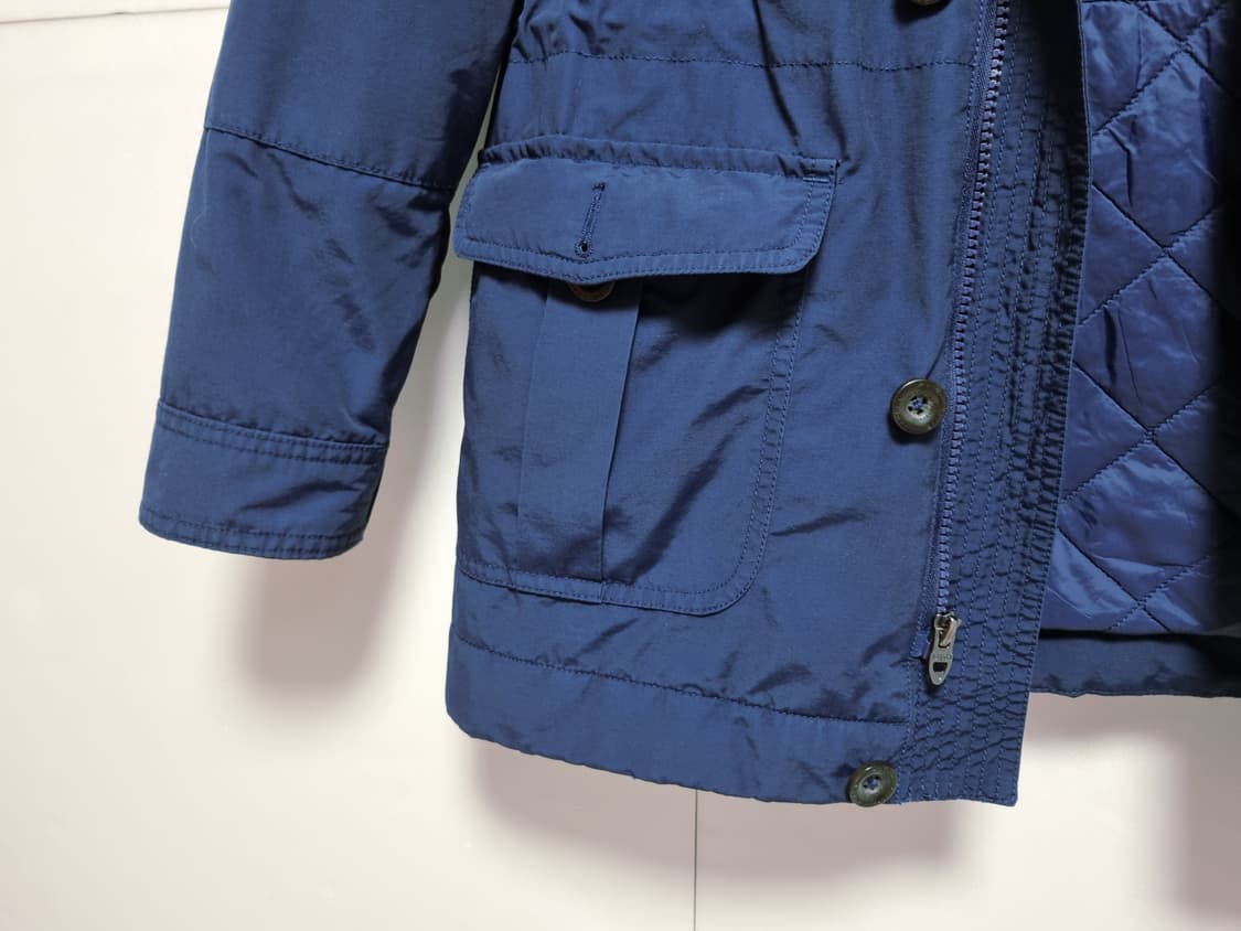 여성 청소년 폴로 랄프로렌 네이비 우븐 후드 자켓 안감 다이아몬드 퀼팅 상품이미지9