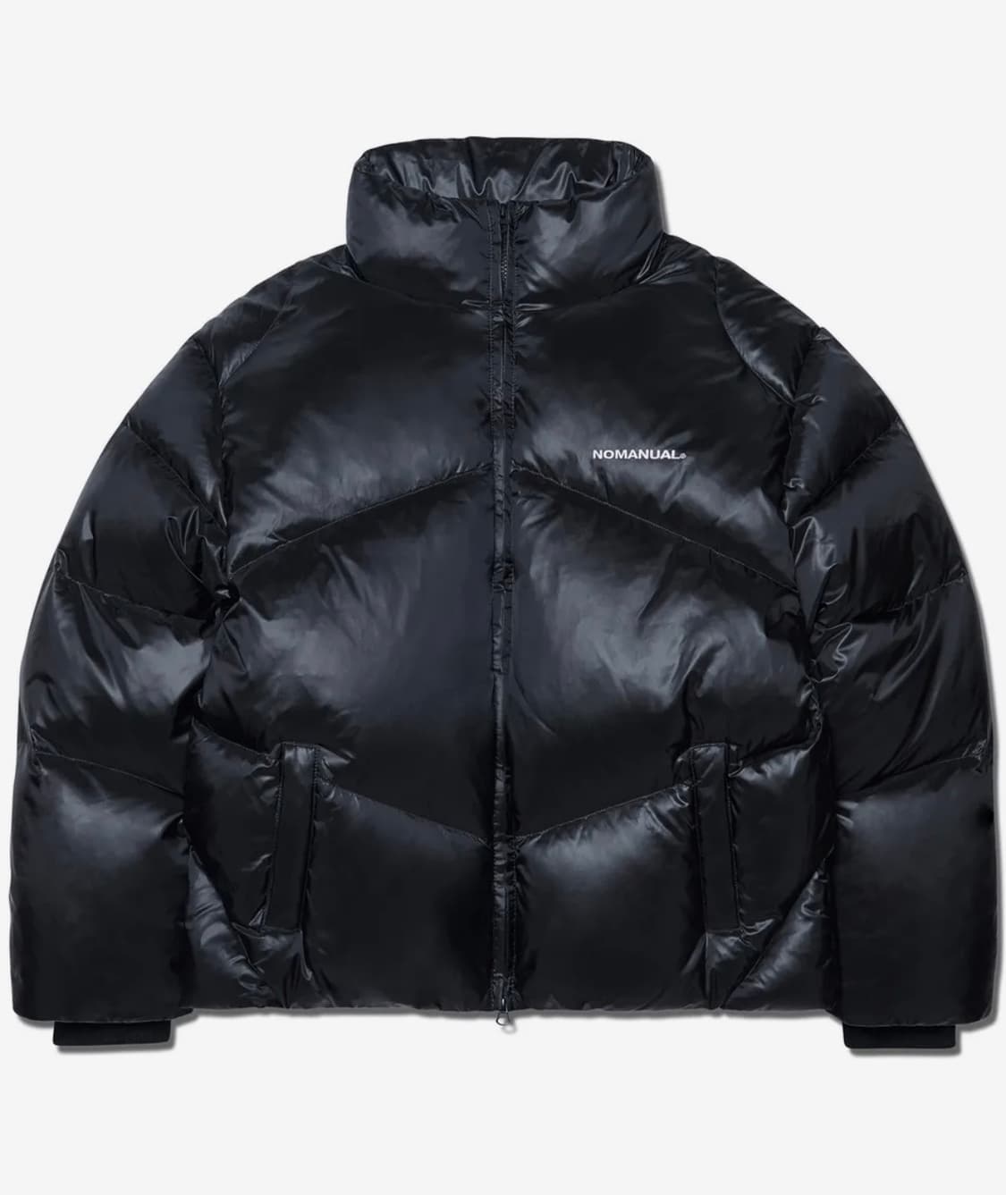 노매뉴얼 패딩 SKADI DUCK DOWN - GLOSSY BLACK 상품이미지1