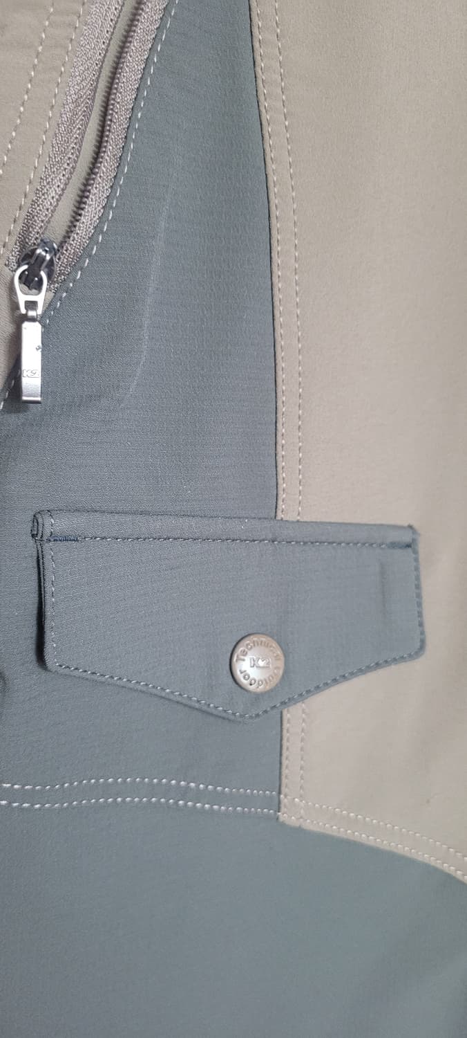 남성82사이즈)K2 등산바지 카키/그레이(기모,벨트세트) 상품이미지5