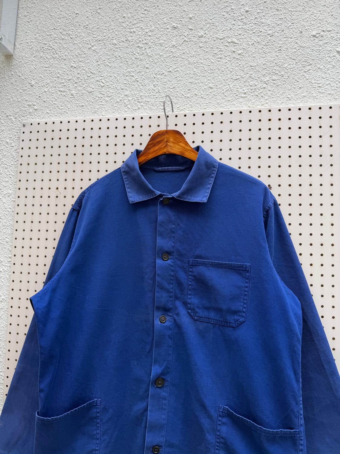 1980s FADED WASHED INK BLUE 빈티지 프렌치워크자켓 상품이미지7