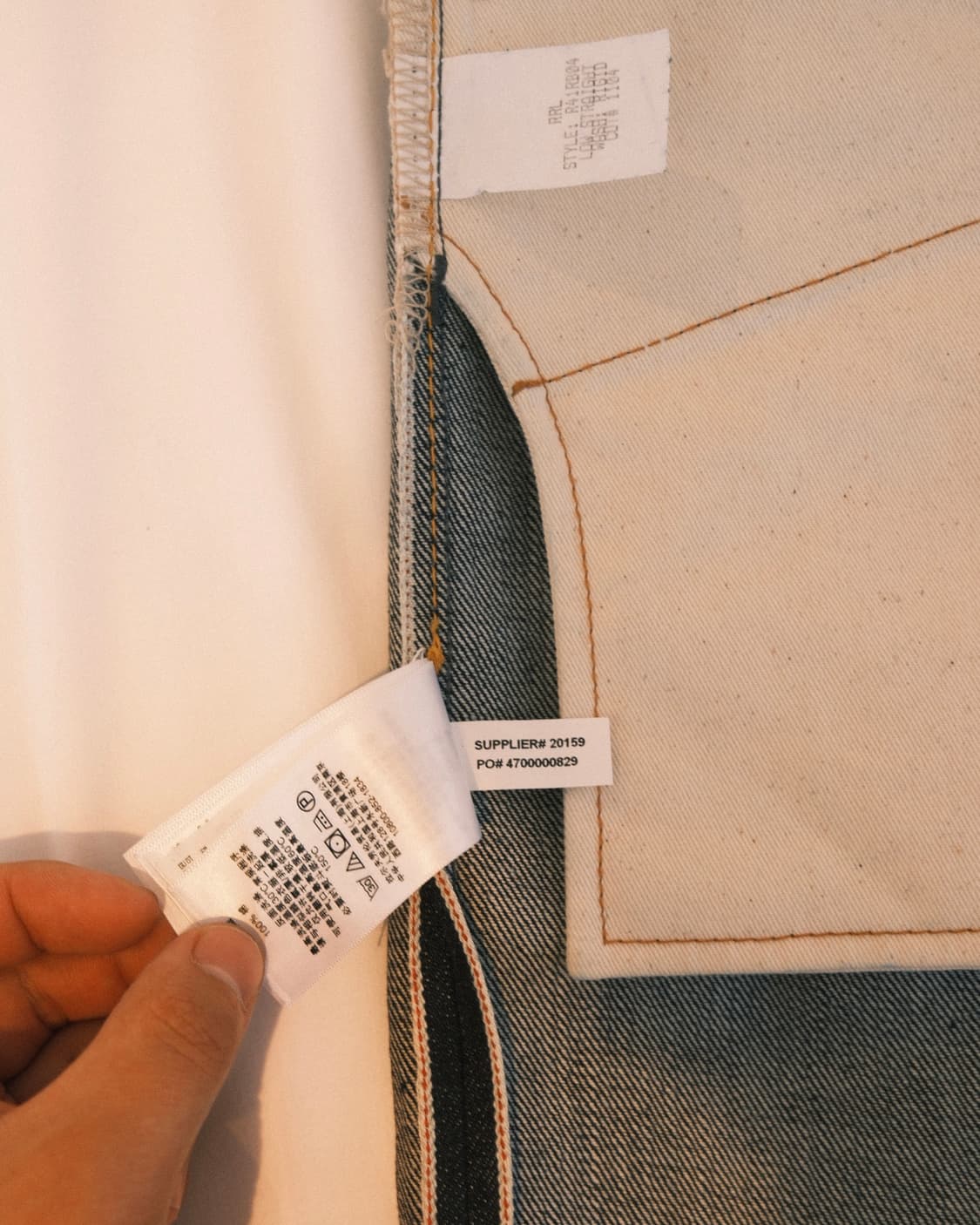 RRL 더블알엘 리지드 셀비지 진 30x30 (R41RB04) 상품이미지6