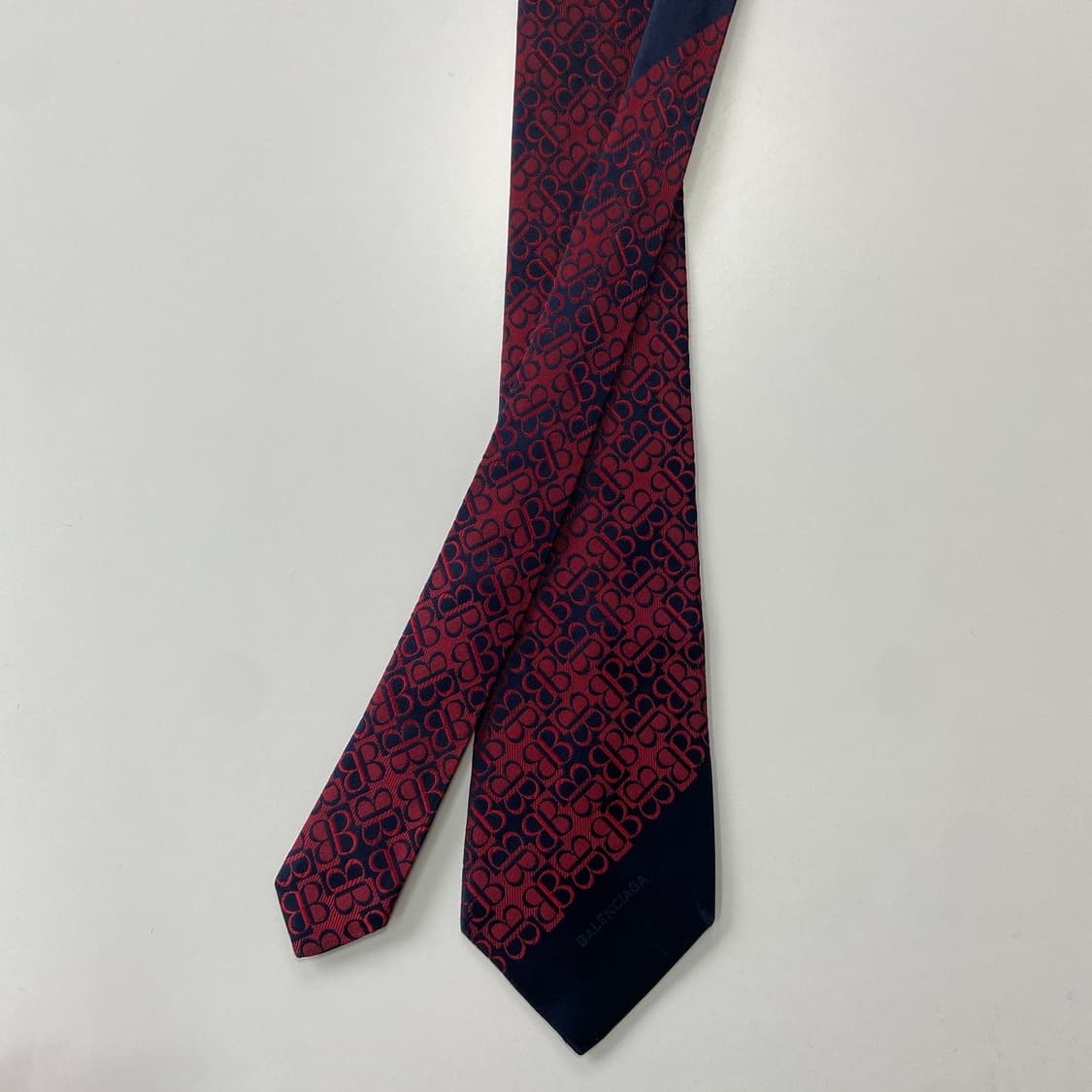 BALENCIAGA 발렌시아가 모노그램 정품 명품 넥타이 상품이미지1