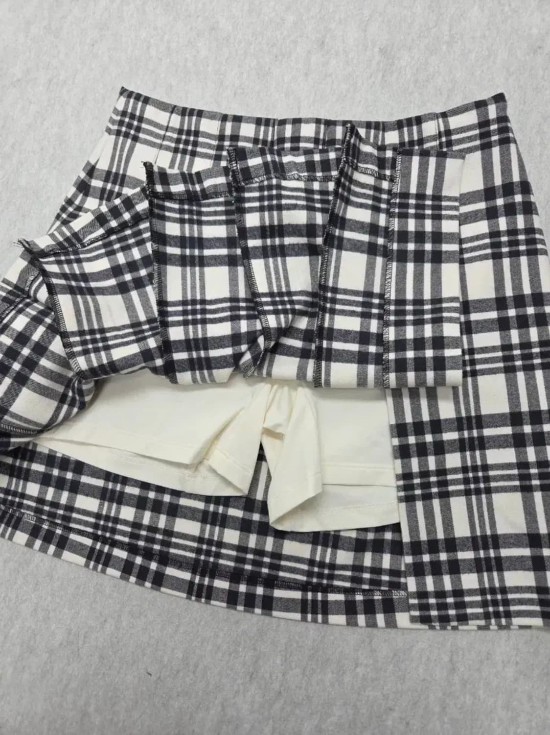 여성 70 캘러웨이 골프웨어 체크패턴 스커트 상품이미지7