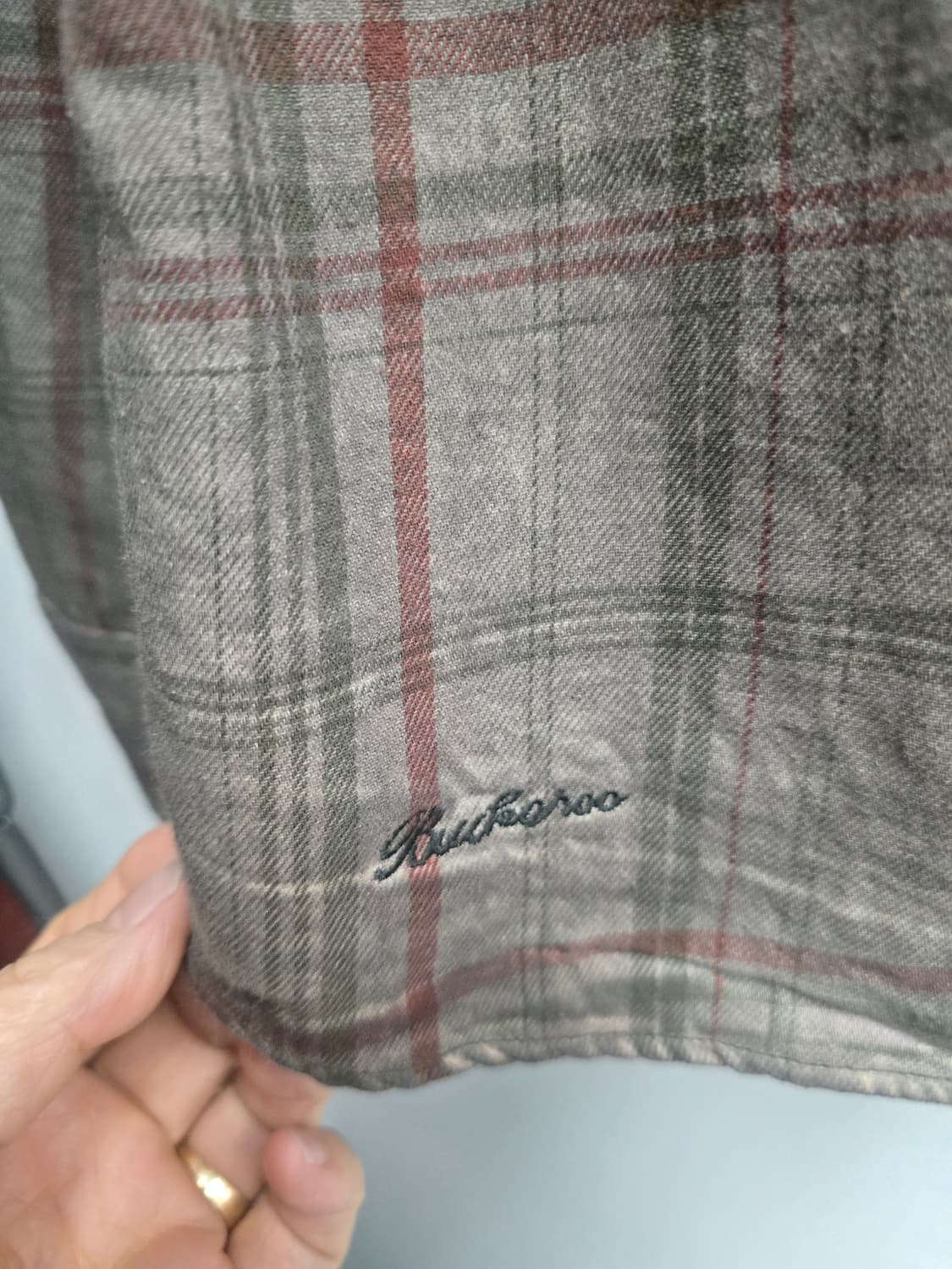 버커루 가먼트다잉 셔츠 M 상품이미지5