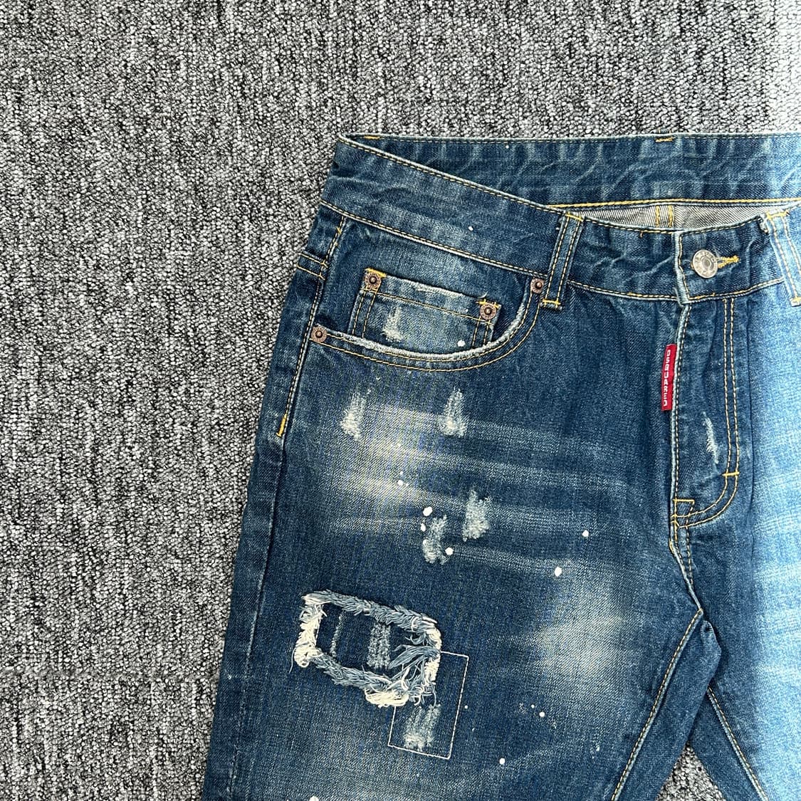 디스퀘어드2 페인팅 데미지 데님 팬츠 상품이미지2