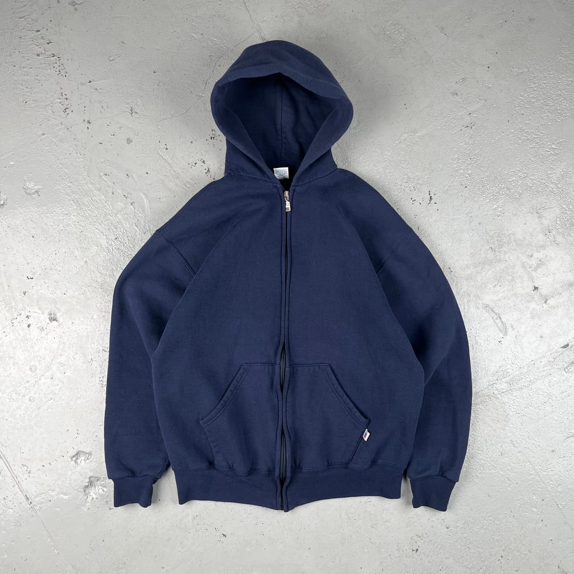 빈티지 러셀 애슬레틱 네이비 후드집업 상품이미지2