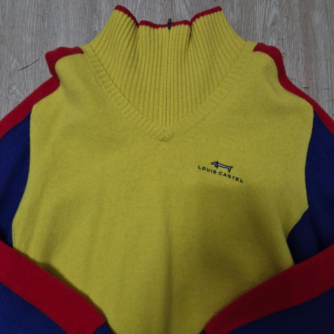 루이까스텔 골프 방풍 반집업 니트 L(100) 상품이미지2