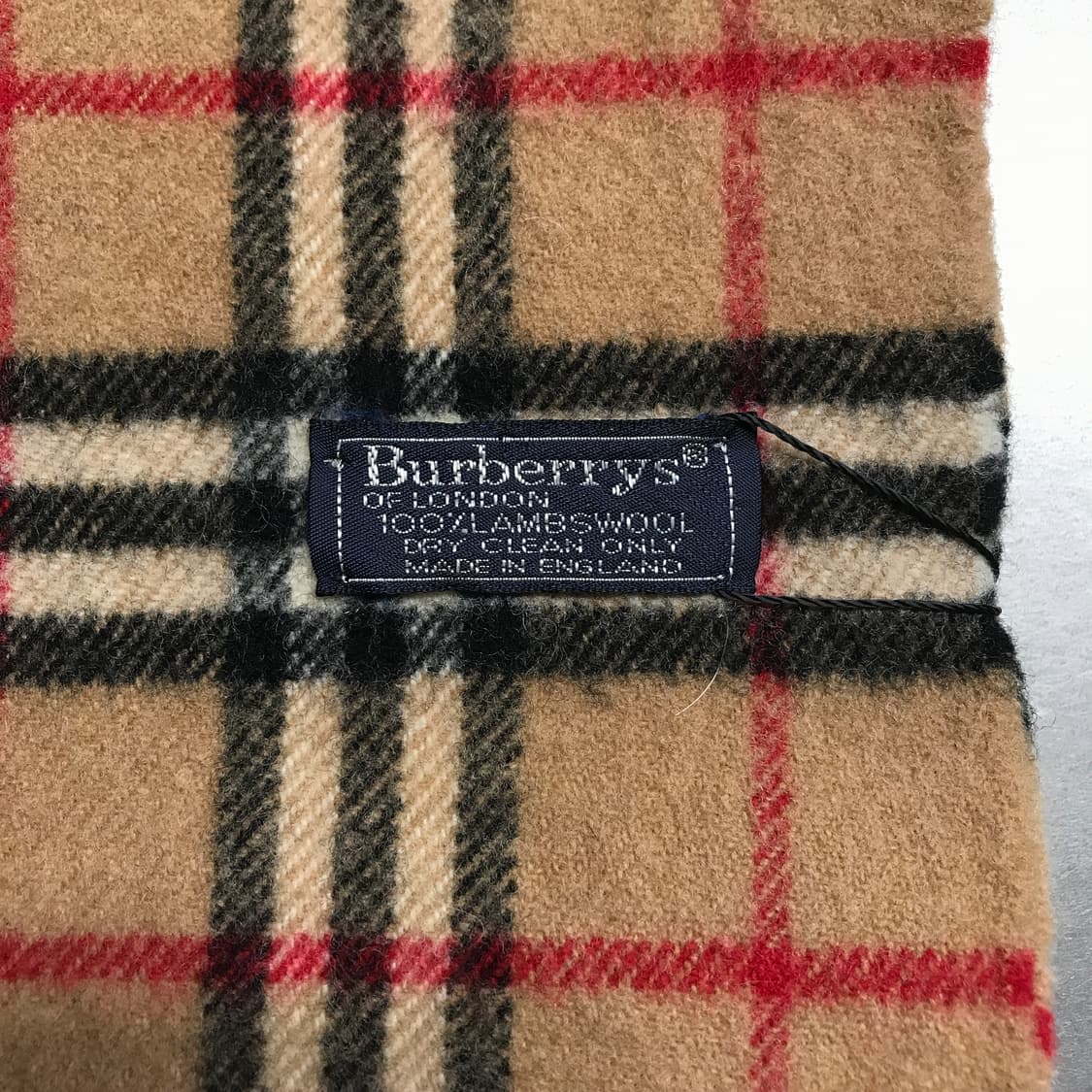 버버리 정품 램스울 머플러 베이지 상품이미지4