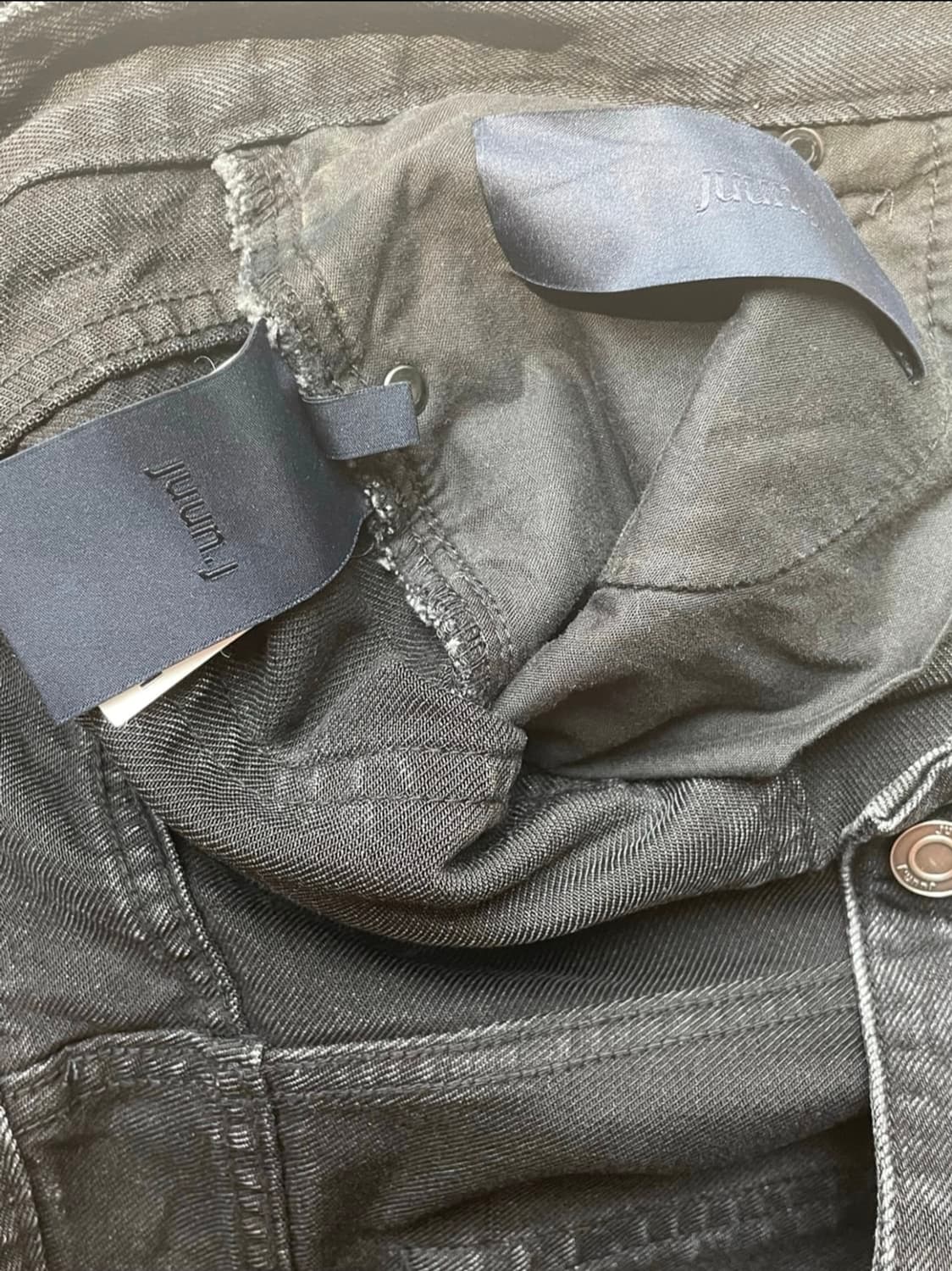 준지 블랙데님 흑청 스트레이트핏 50 상품이미지4