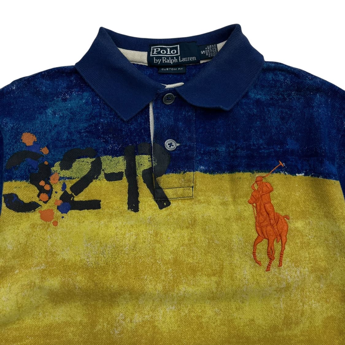 폴로 랄프로렌 오렌지 빅포니 페인팅 pk티 S 상품이미지4