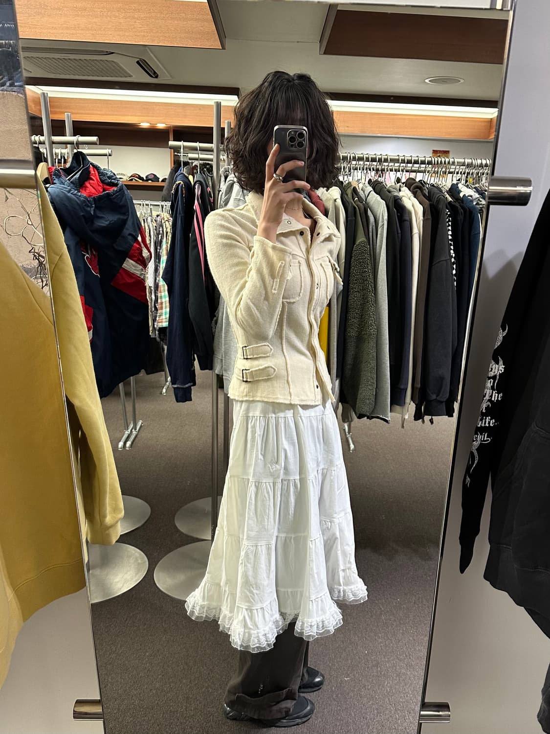 36)FRAGIL 빈티지 여성 울 포켓 자켓 상품이미지1