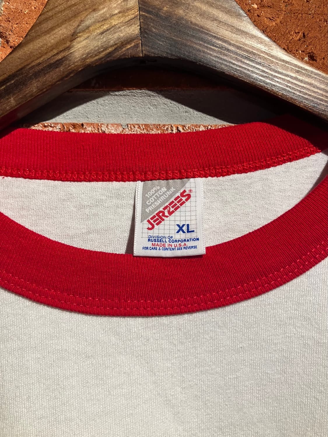 90s USA 빈티지 져지스 링거 티셔츠 상품이미지7