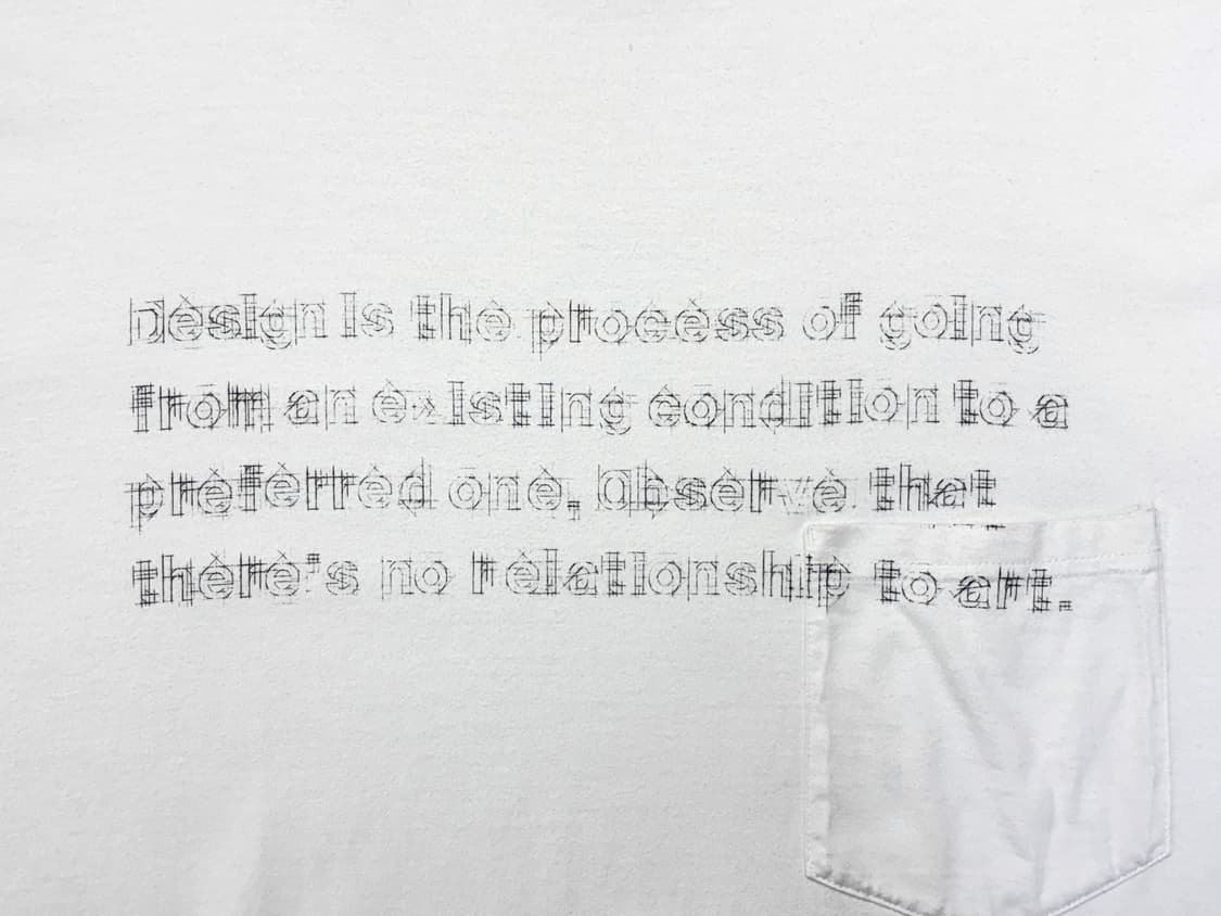 Design is... T-shirt 상품이미지3