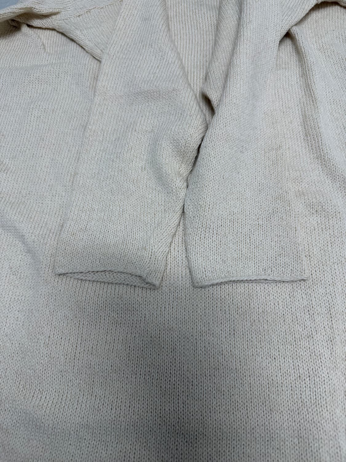 NIDO 25PS Simple Turtleneck Dress, Ecru 상품이미지7